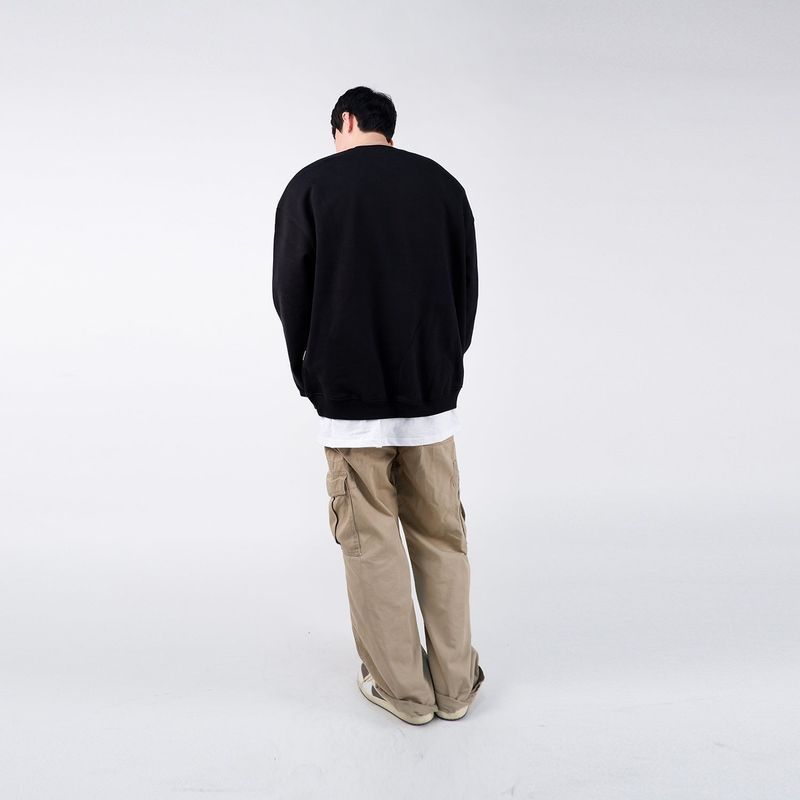 GOOFOFF LOGO SWEAT SHIRT - ( Black )