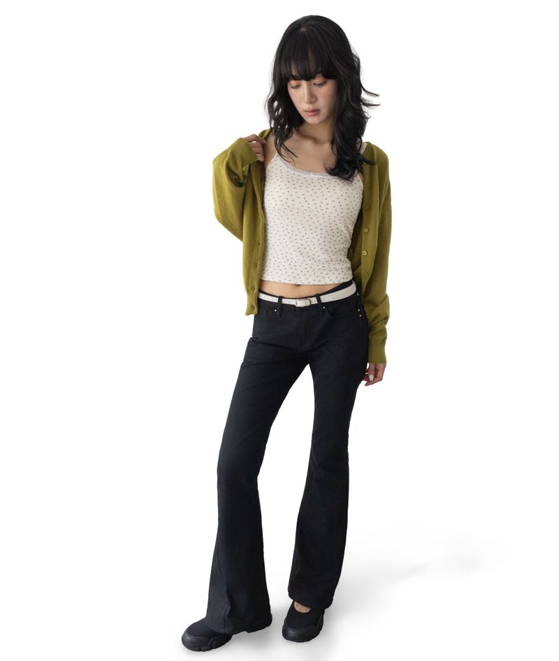 Iva Studded Low-Rise Bootcut Jeans