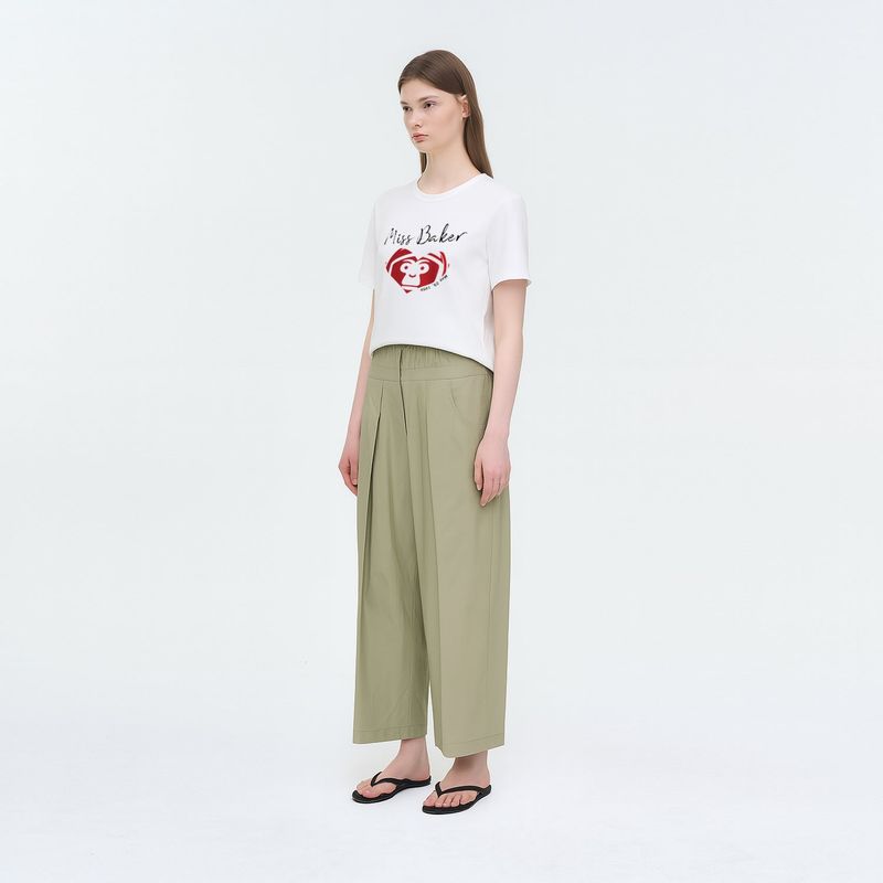 ハートベイカーTシャツ ホワイト / レッド