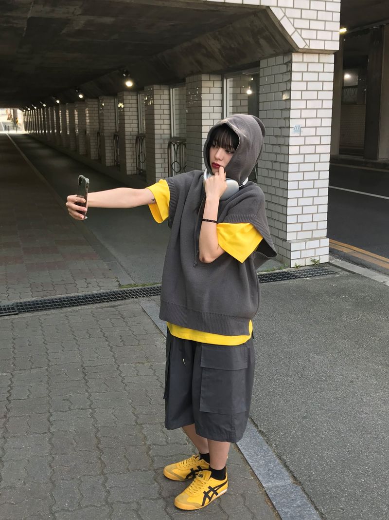 リズボンハーフカーゴパンツ