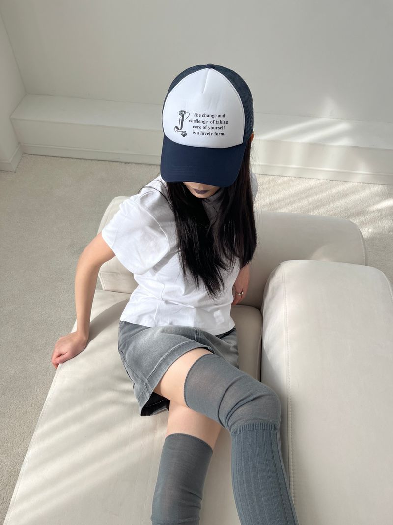 J's ♥self mesh cap