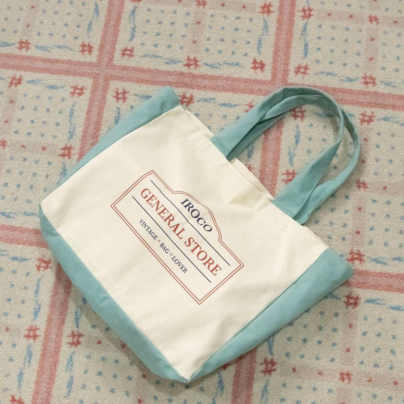 iroco general store eco bag_mint