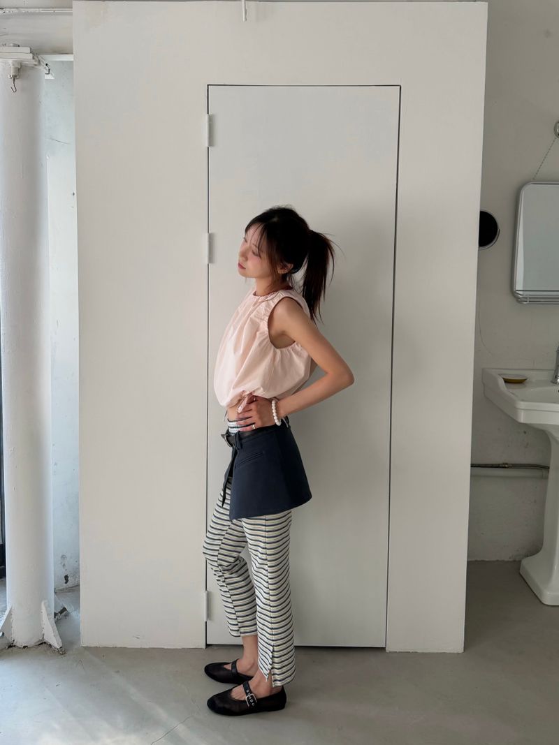 Pico Stripe Capri Pants
