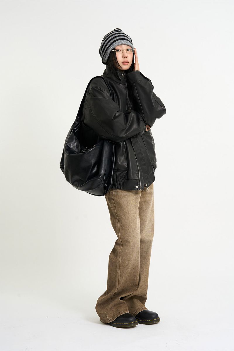 Bold cross hobo bag