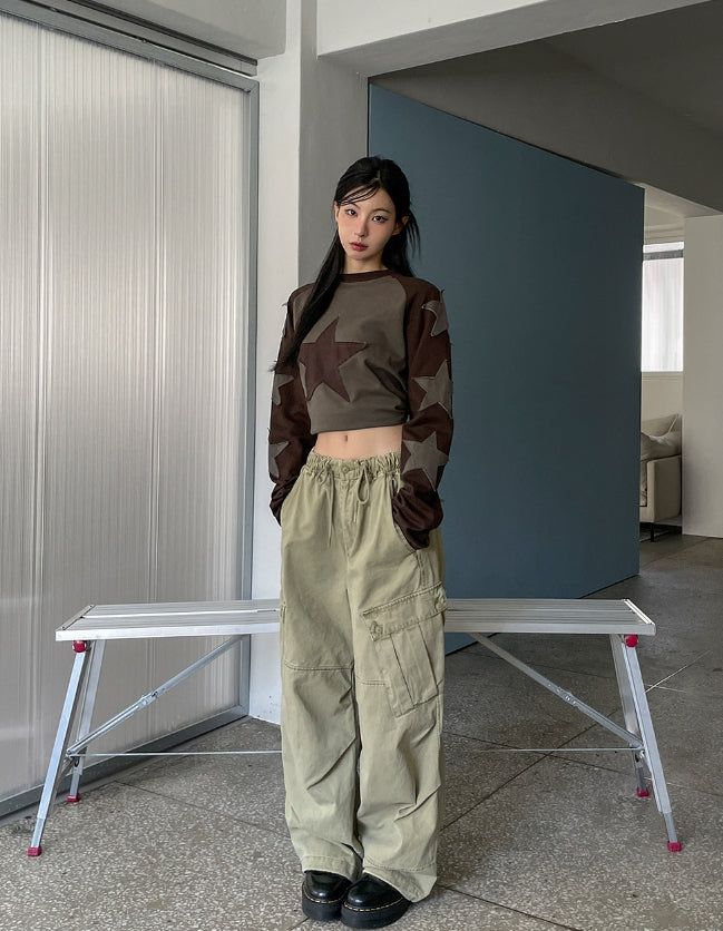 Willy Washed Vintage Diagonal Cargo Pants
