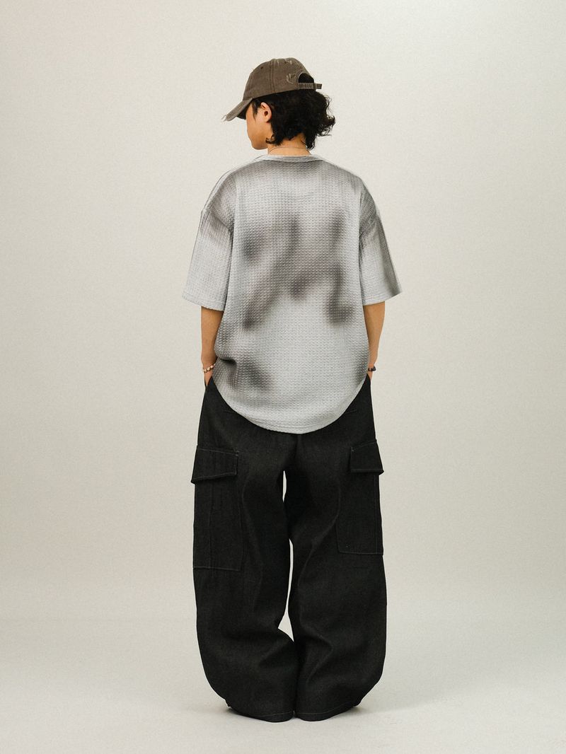 AD Non-fade Big Cargo Denim Pants