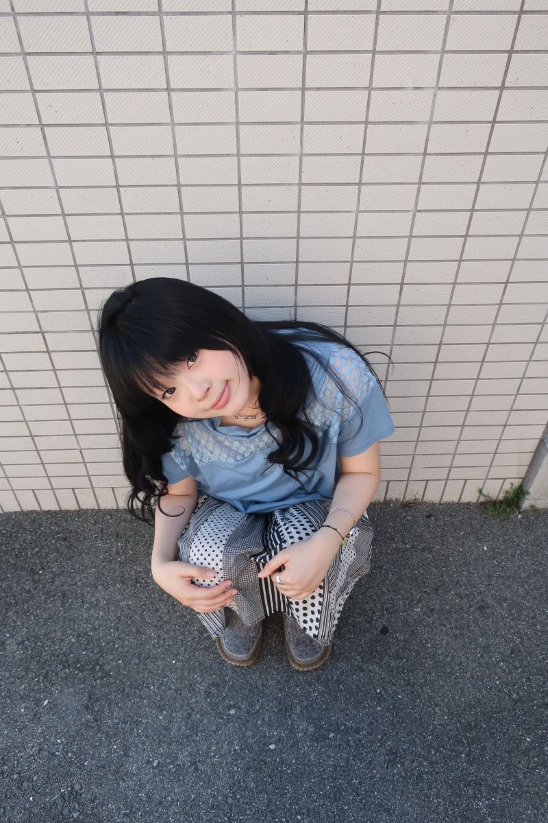 メッシュペッパードットTシャツ (2c)