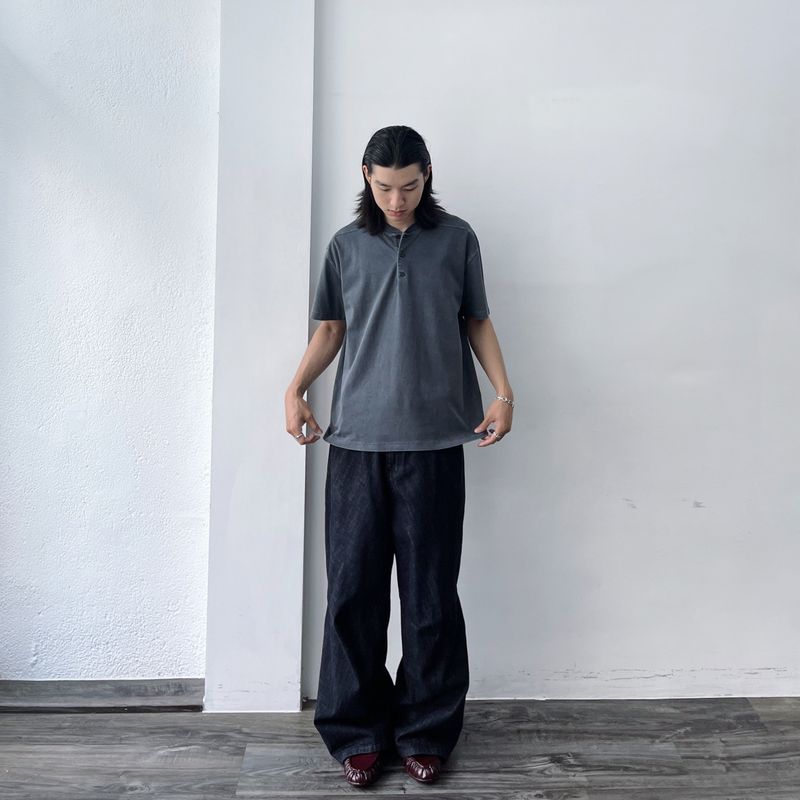 Dark Haze Henley Shirt