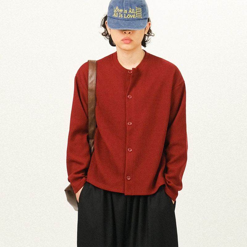 SEMIKAJI（セミカジ）の「Mood Knit Round Cardigan（Tops）」