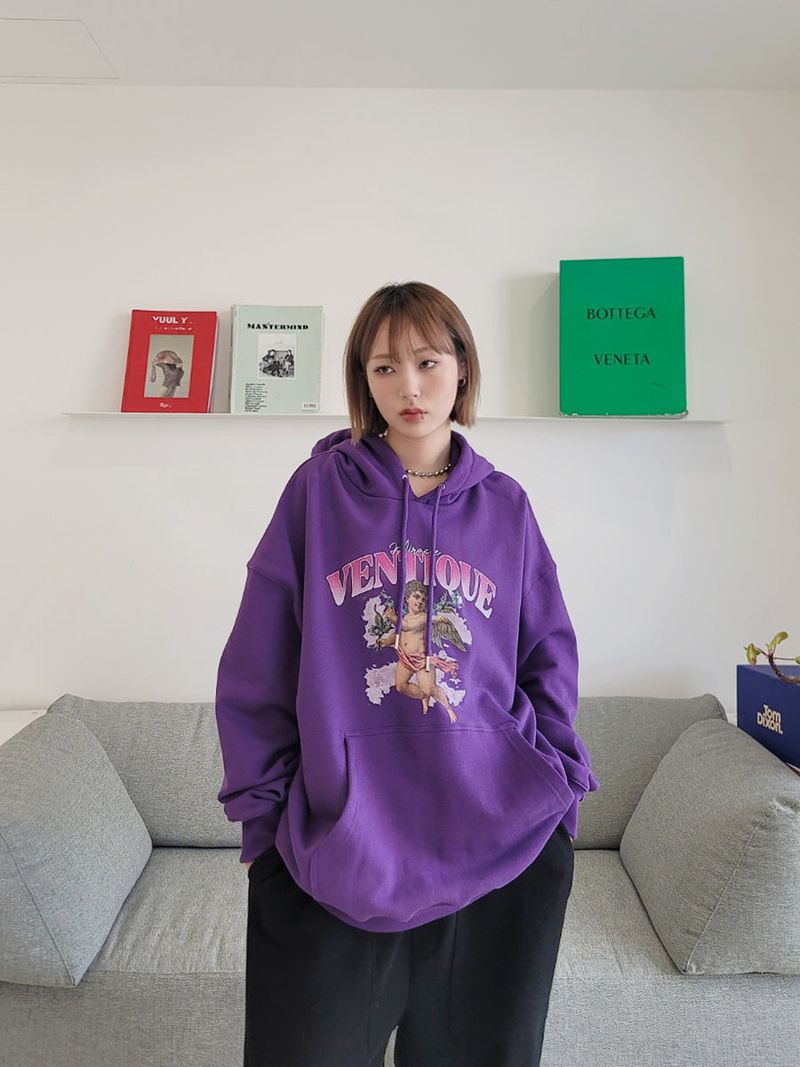 VENTIQUE miracle angel fluff hood 3color