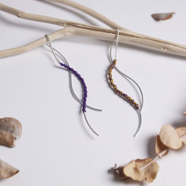 [CCNMADE] At the end of the night Earring (PURPLE