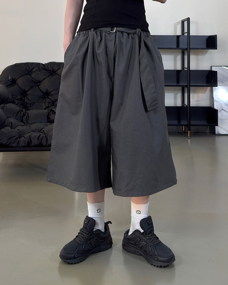 Koz Belted Bermuda Slacks