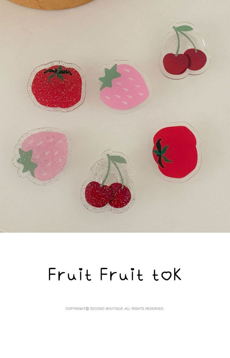 [MADE] acrylic Tok Fruit Fruit tok_Tomato acrylic tok_Basic type smart talk