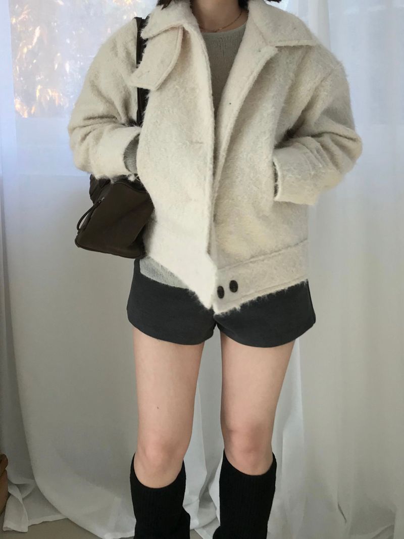 Prim high-neck jacket (2 colors)