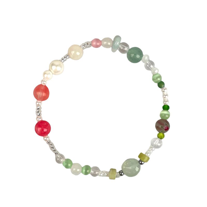Kichikichiyaya(キチキチヤヤ)の「Kichikichiyaya Bracelet 021 Peach & Lime(Accessories)」