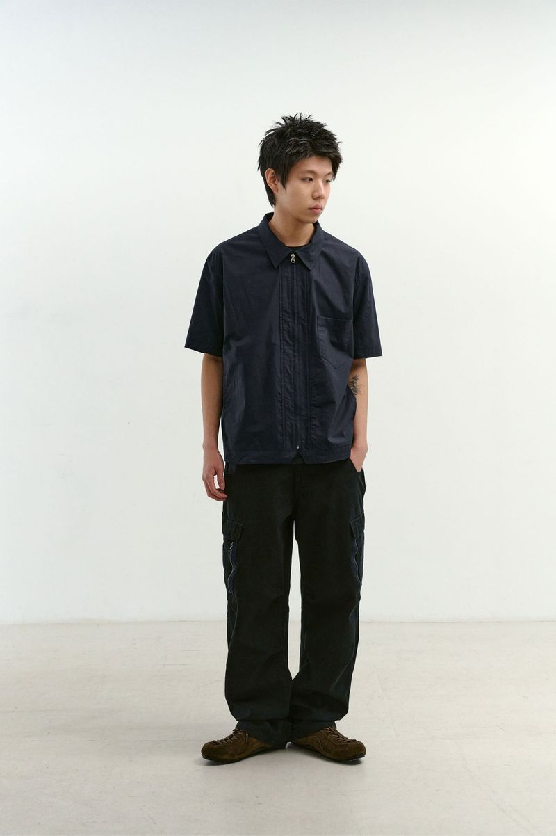 Mixed Fabric m65 Pants (Washed Navy)
