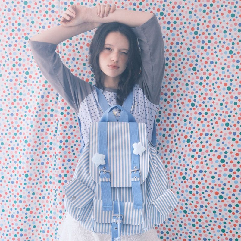 cozing（コジング）の「Ding Ding Backpack_stripe blue（Bags）」