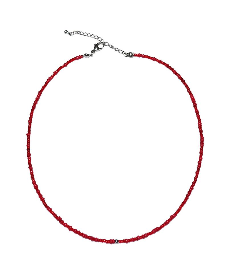 ARCANE FUNK(アーケインファンク)の「BALL POINT RED NECKLACE(Accessories)」