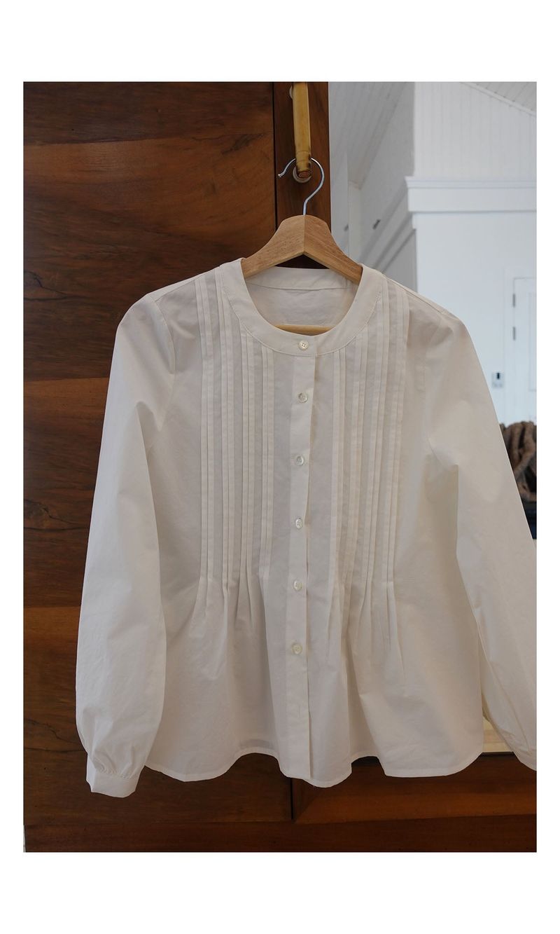 princess pintuck blouse