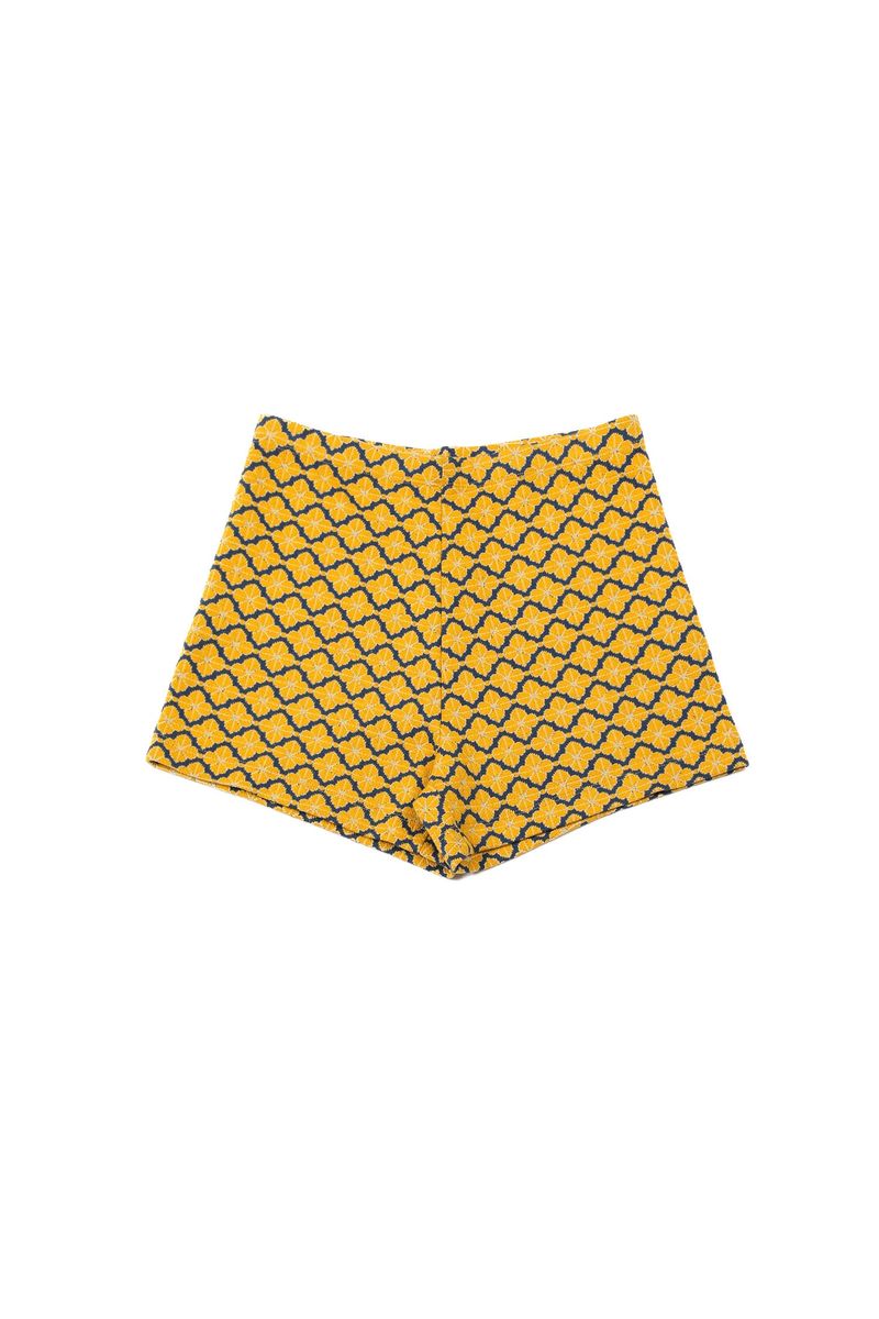 POPPALS（ポップパルズ）の「Jacquard Short Pants [Yellow]（Pants）」