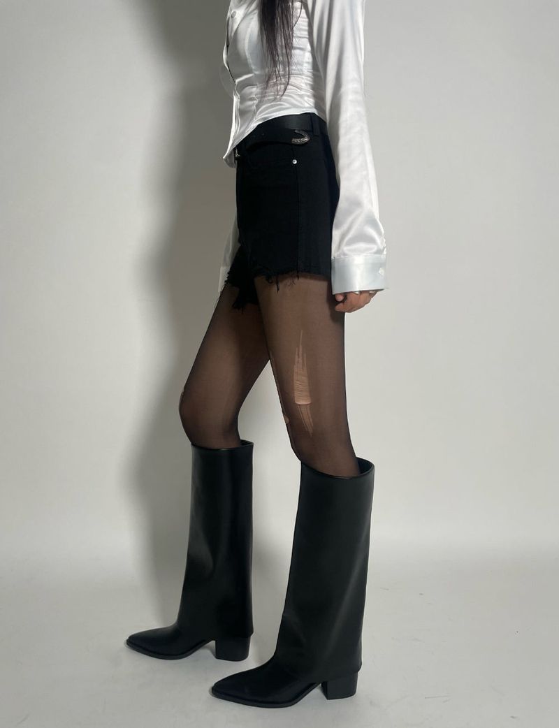 Leg warmer long boots (Black)