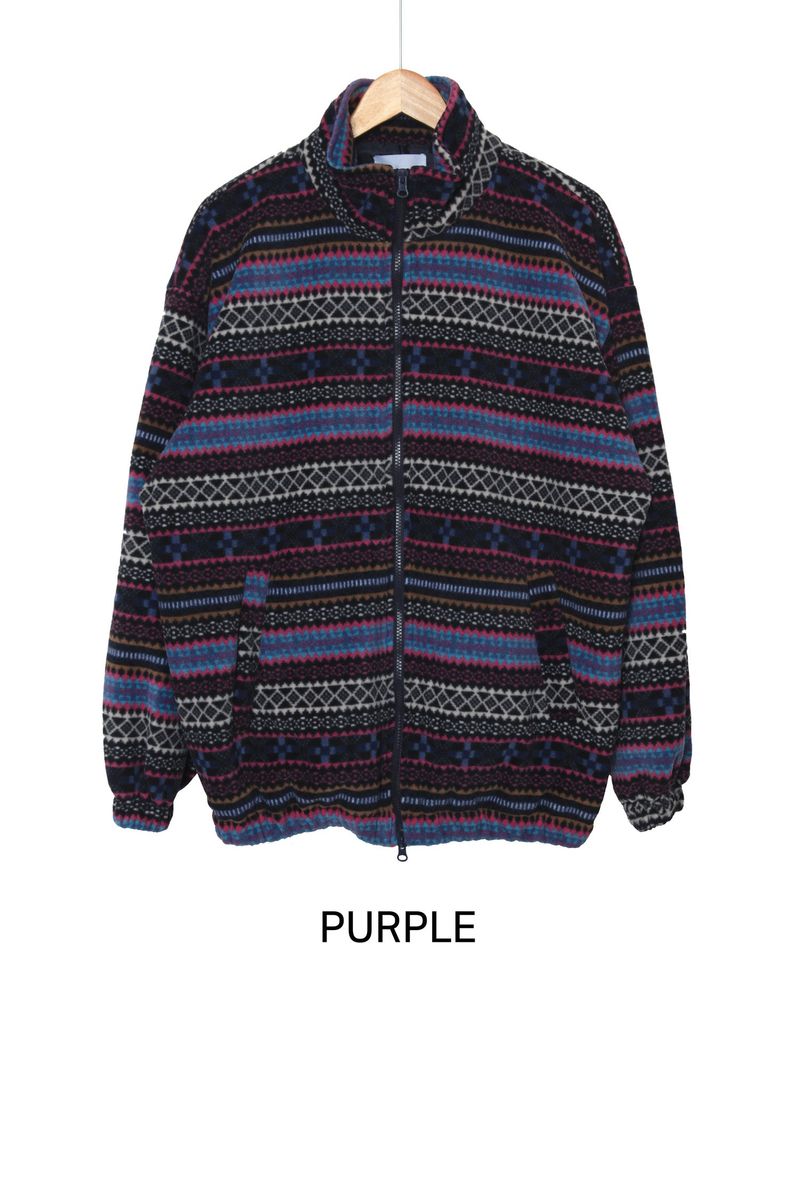 Elle Pattern Fleece Jacket