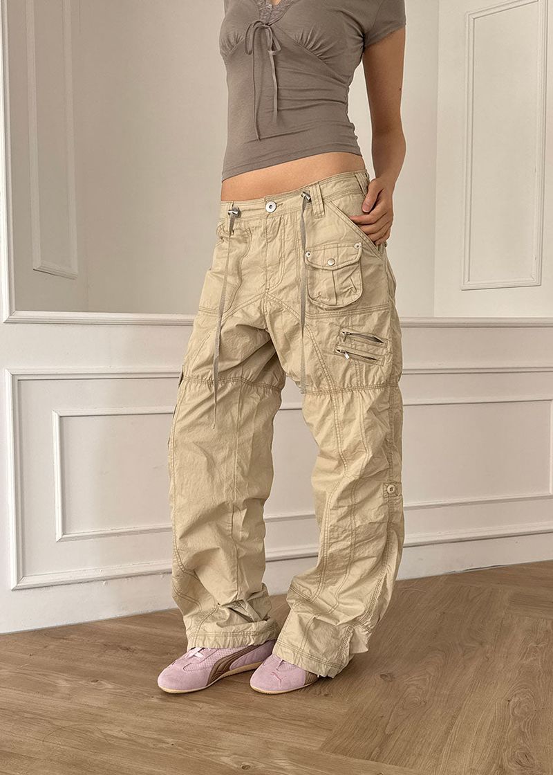 CRISPY CARGO PANTS (3color)