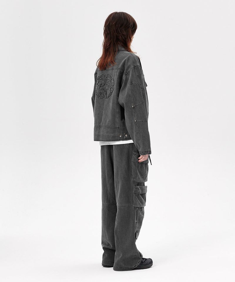 OVERDYED UTILITY PANT