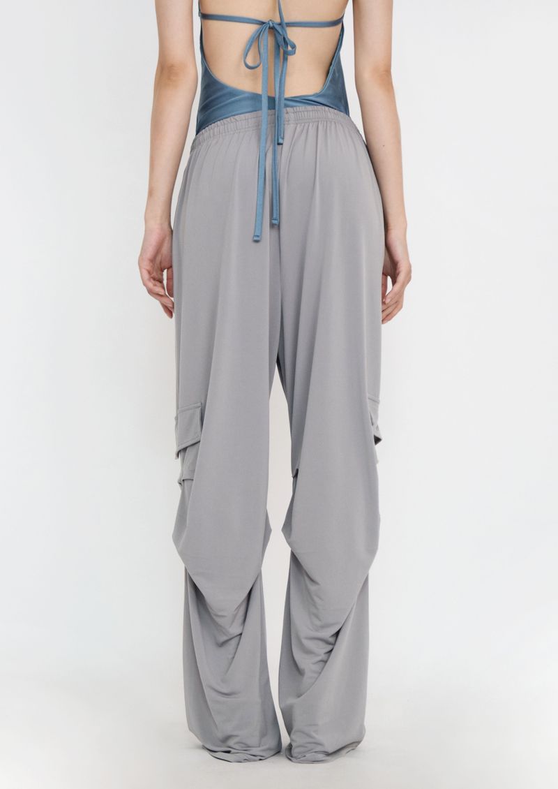 bottom shirring jogger pants