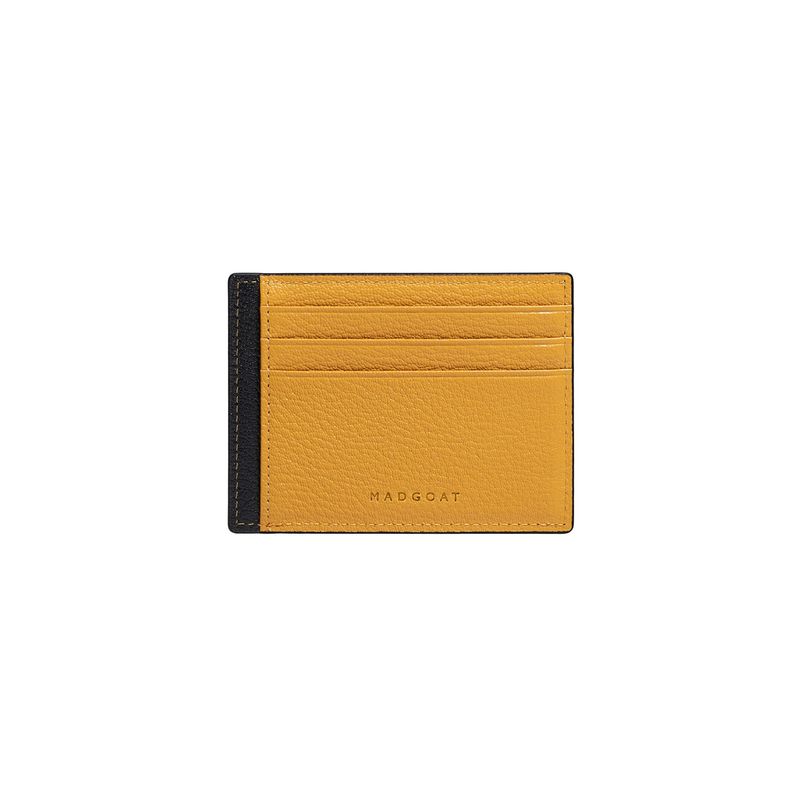 Crispe Mutiple Cardholder_Black, Yellow