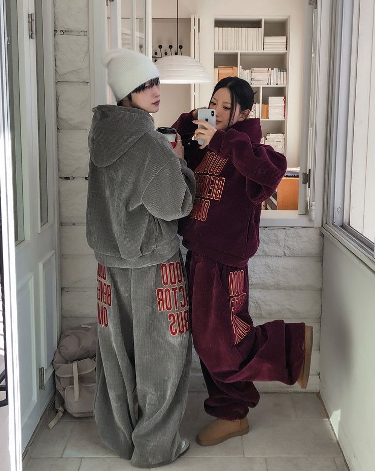 [Mink Fur] ロッテリーベルベットコーデュロイパンツ