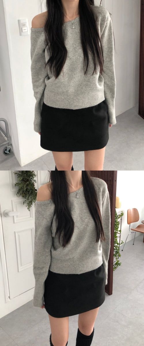 Soft off knit (4color)