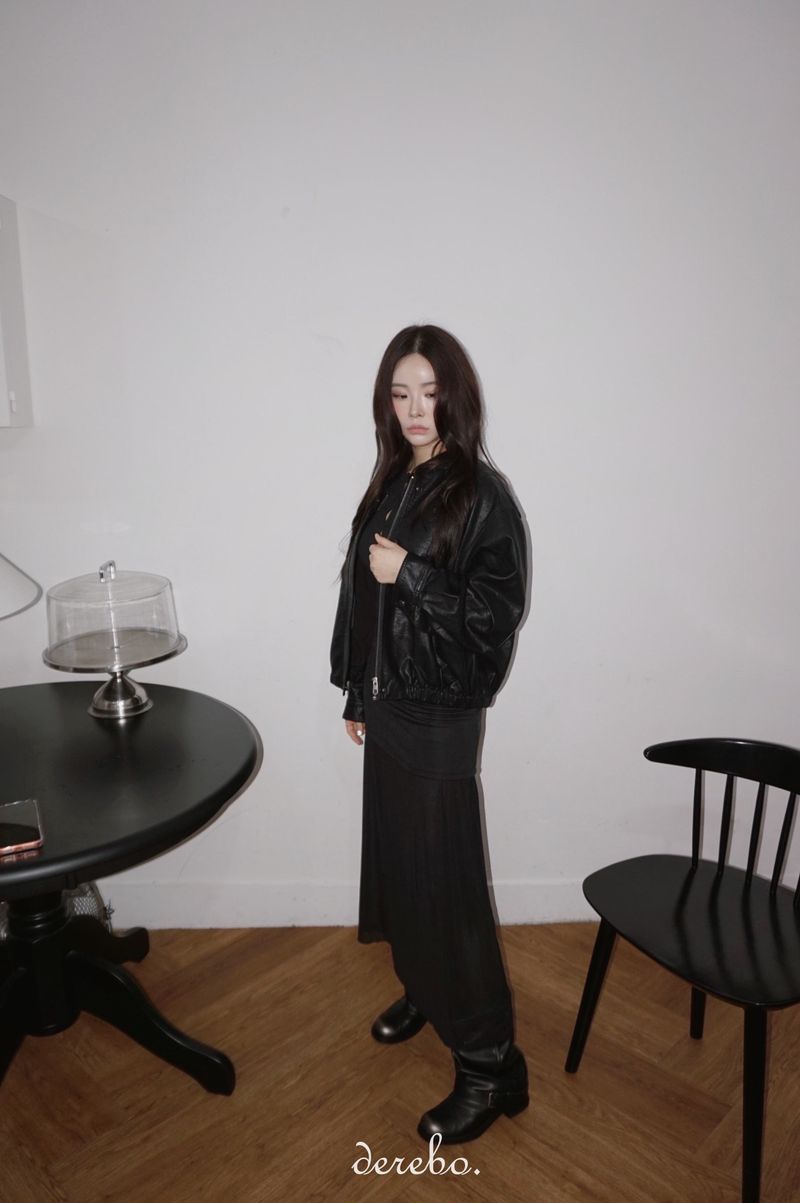 cocktail chiffon see-through long skirt