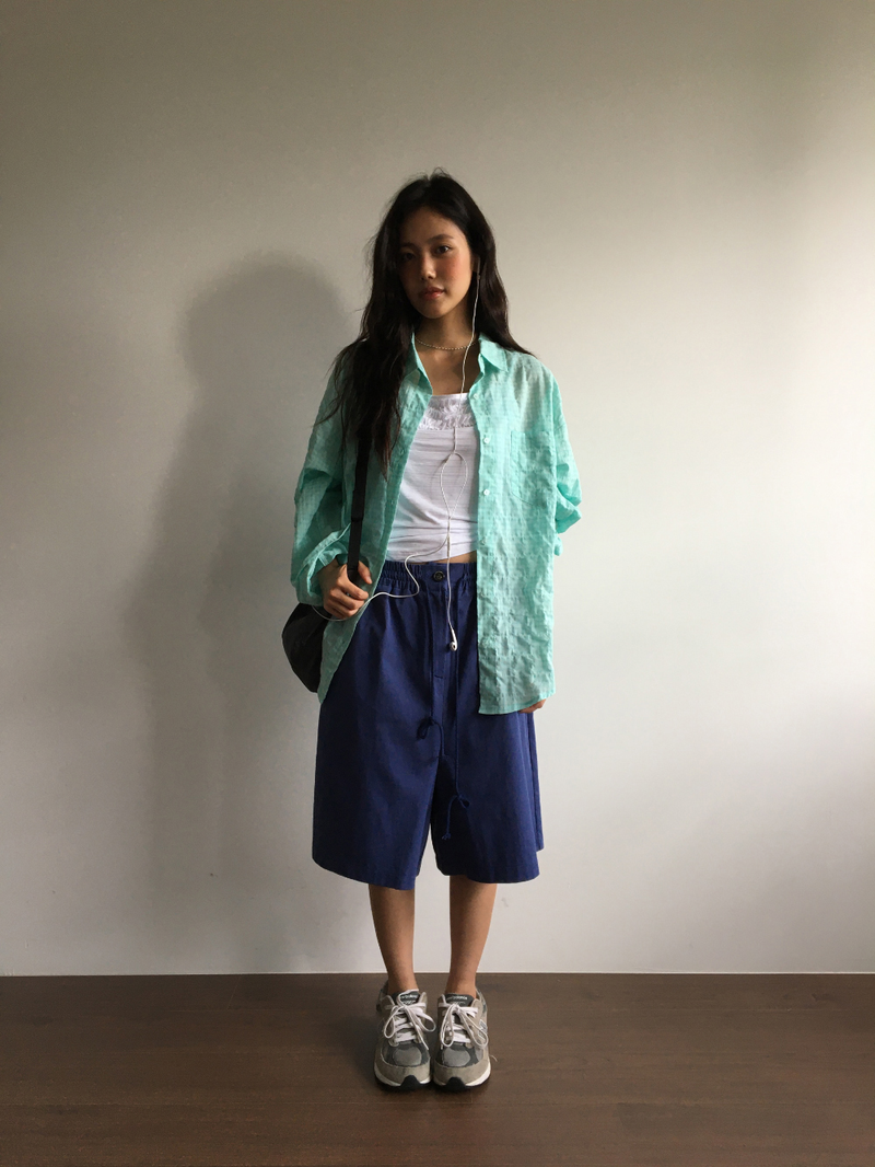 Coz Banding Bermuda Pants (2color)