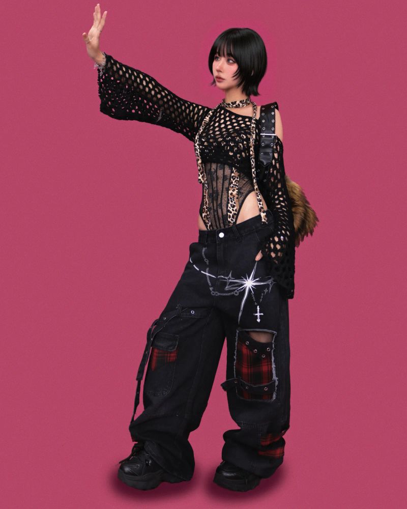 toXic leopard print body-suit
