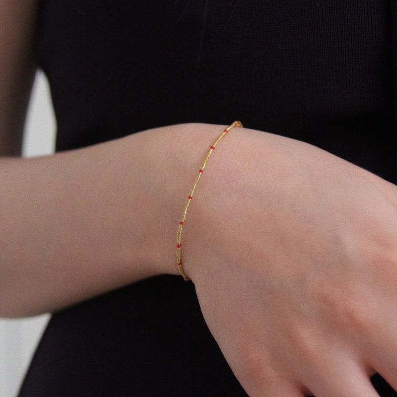 [BTS SUGA] Gold Dragon Bracelet