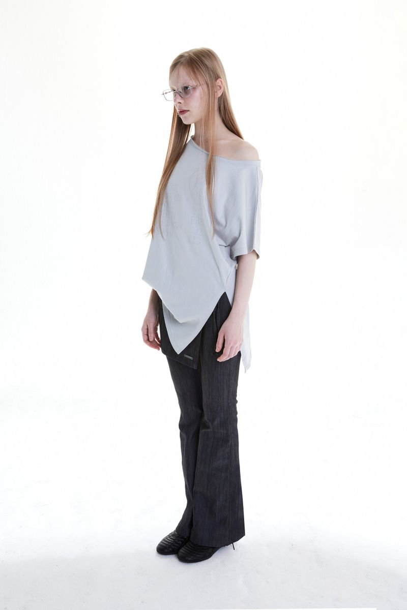 DEPARTURE CUBIC UNBALANCED TOP (GRAY)