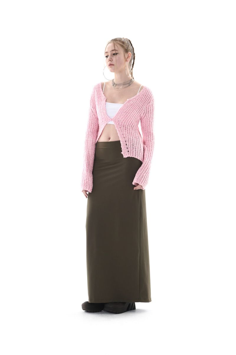 STITCH MAXI SKIRT