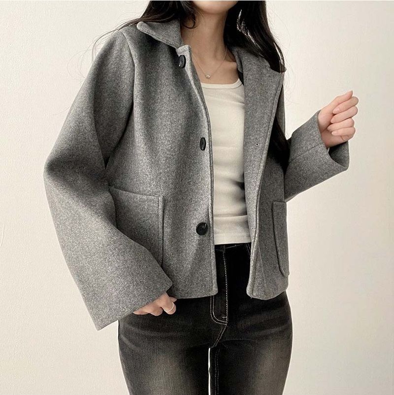 Rein pocket short coat jacket