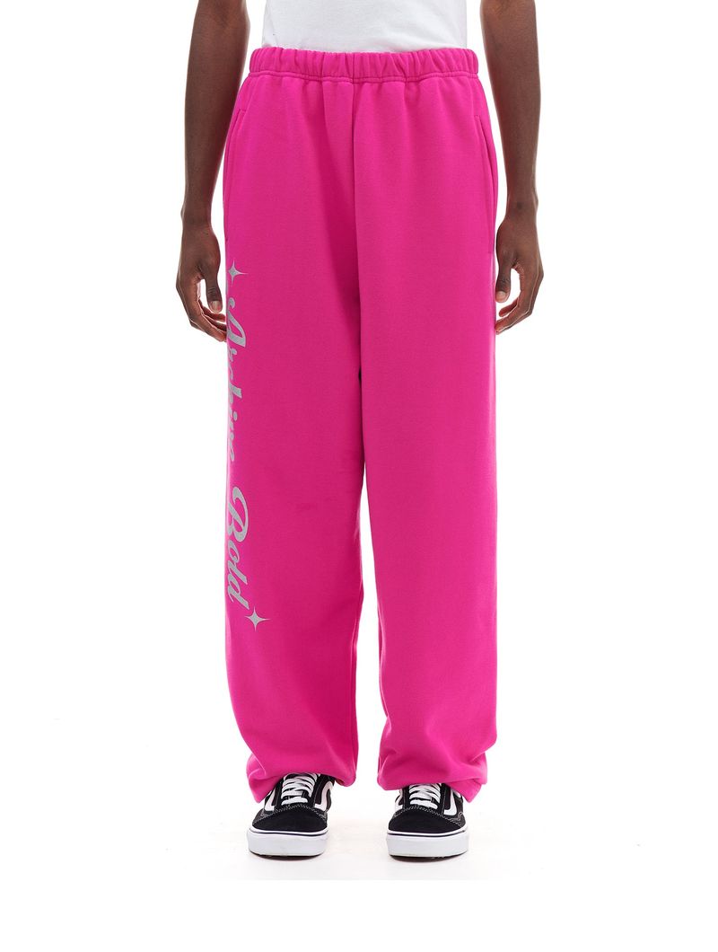 ARCHIVE BOLD(アーカイブボールド)の「AB GLITCH SWEAT PANTS (CHERRY PINK)(Pants)」