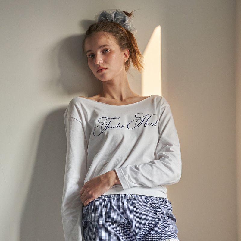 OVT-U（オーブイティーユー）の「Cut-Off Long Sleeve_Navy（Tops）」