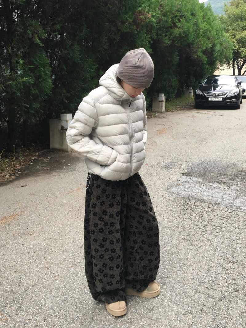 Bloom Velvet Wide Pants (2c)