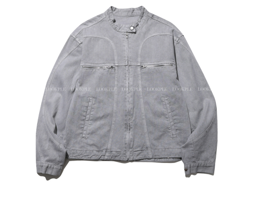 Filed Named Pigment Biker Jacket