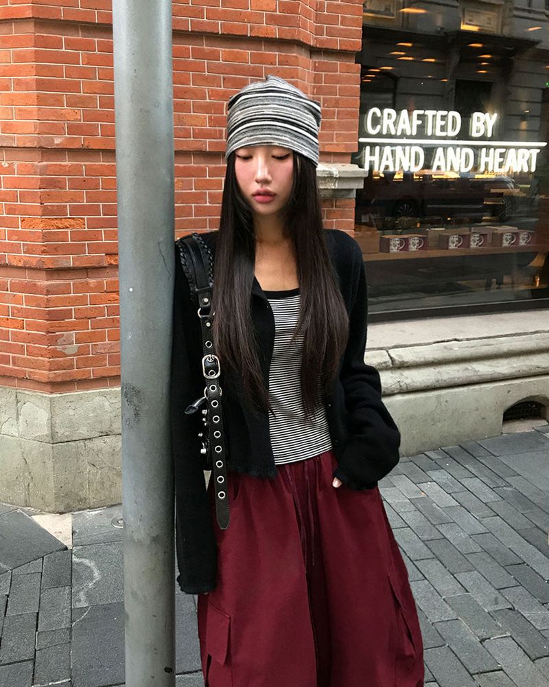 Candy Frill Knit Cardigan