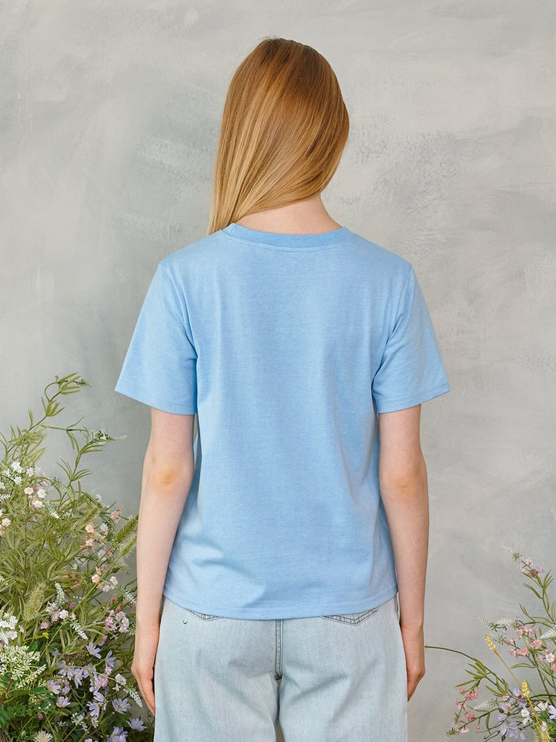 Rose Garden T-Shirt (Light Blue)