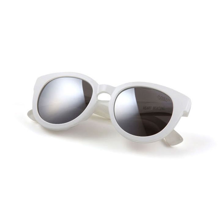 Fretzel TR Glossy White / Silver Mirror Lens
