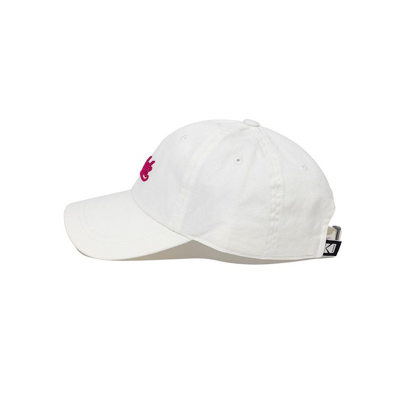 LETTERING RELAX FIT BALL CAP【YELLOW】
