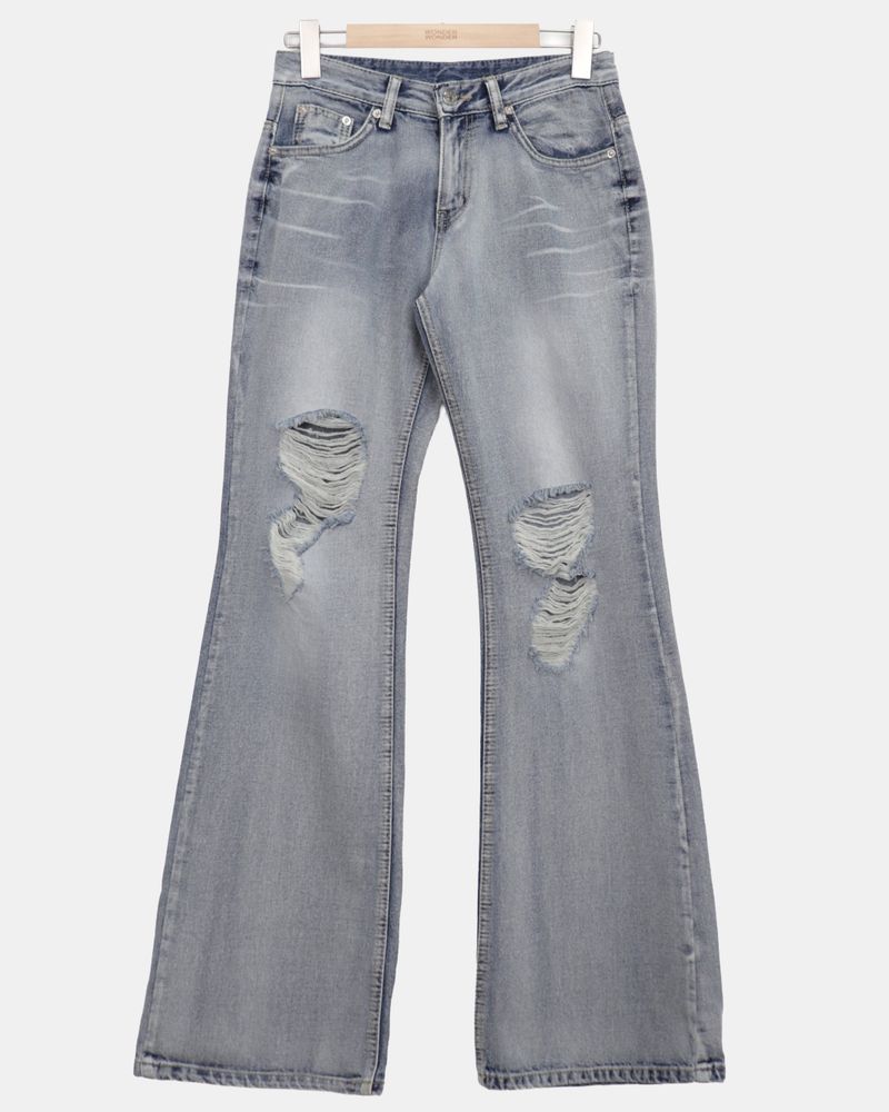 Marten Distressed Bootcut Pants