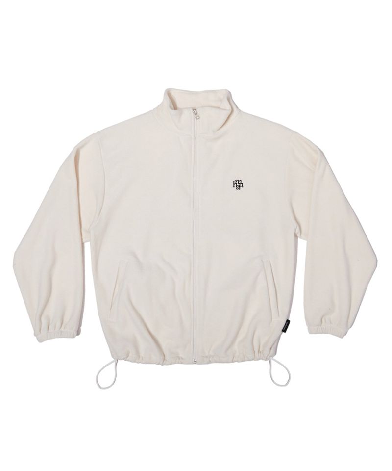 STITCH LOGO FLEECE ZIPUP JACKET