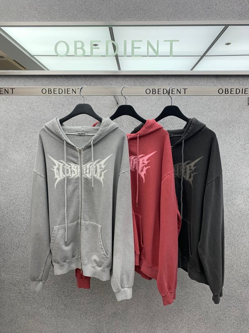 (For men and women) RT Pigment Two-Way Hood Zip-Up